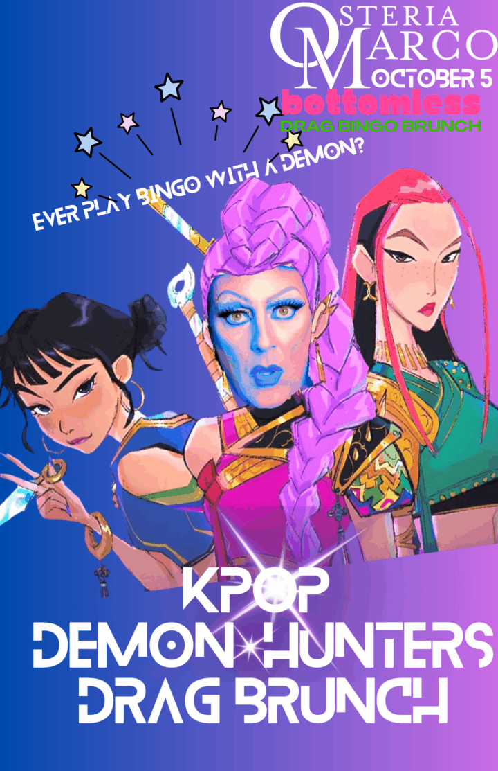 K-Pop Demon Hunter Drag Brunch advertisement